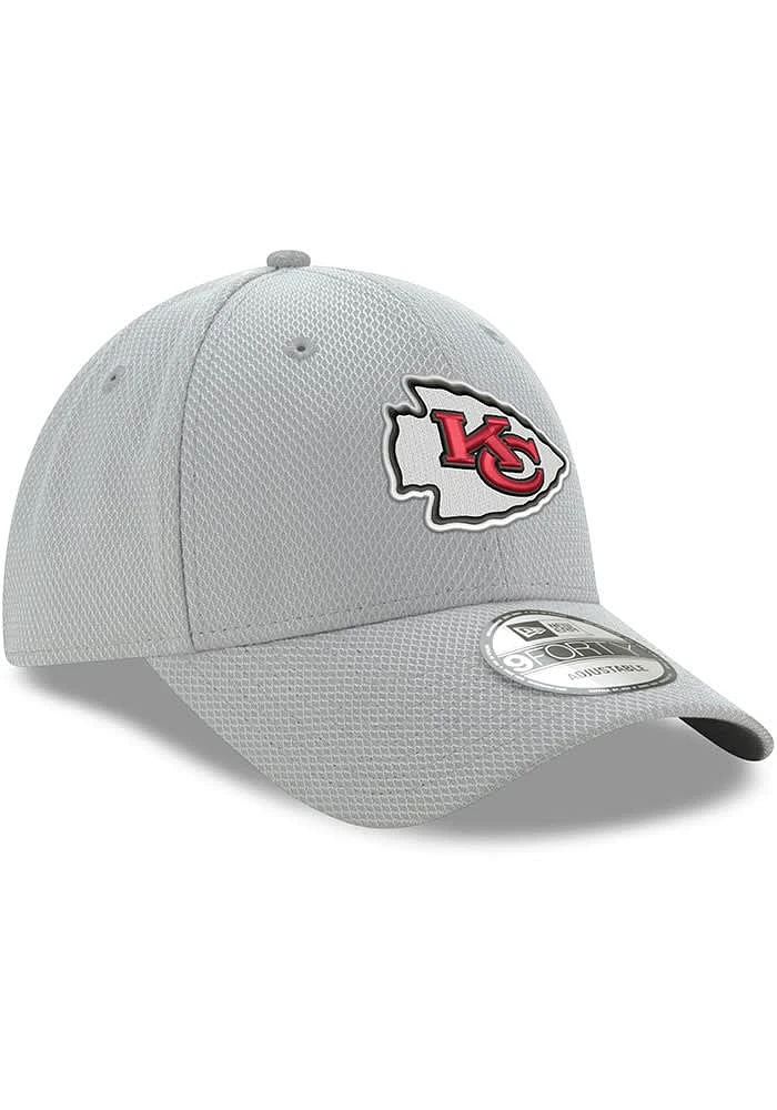 New Era Kansas City Chiefs Stretch Snap 9FORTY Adjustable Hat - Grey