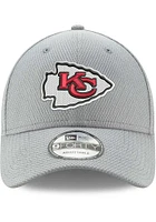 New Era Kansas City Chiefs Stretch Snap 9FORTY Adjustable Hat - Grey