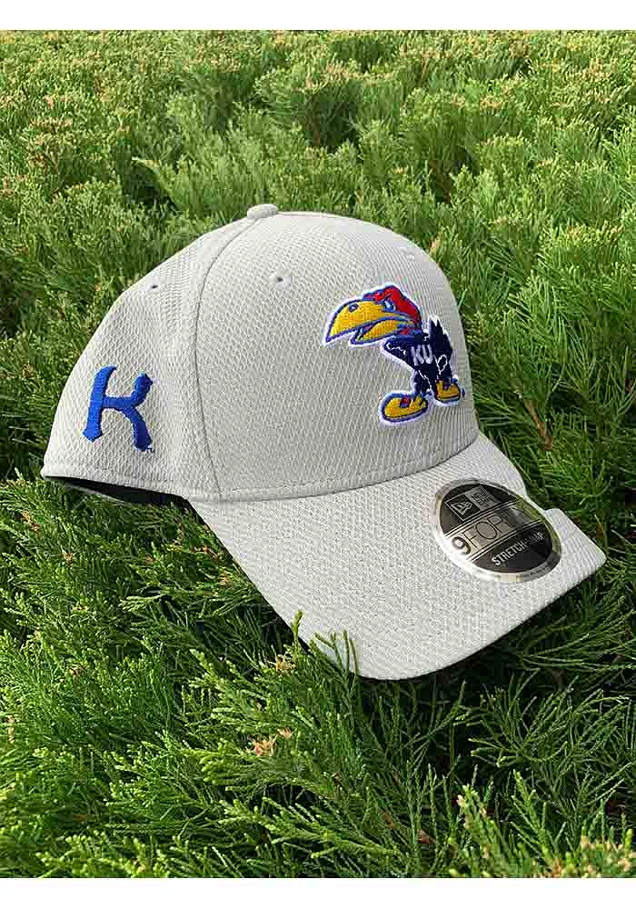 New Era Kansas Jayhawks Stretch Snap 9FORTY Adjustable Hat