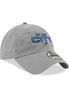 New Era St Louis City SC Navy Wordmark 9TWENTY Adjustable Hat - Grey