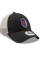 New Era St Louis City SC Primary Crest Stone Mesh Trucker 9FORTY Adjustable Hat - Black