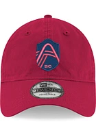 New Era St Louis City SC Navy Street Crest 9TWENTY Adjustable Hat - Red