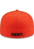 New Era Oklahoma State Cowboys Mens Orange Evergreen Basic 59FIFTY Fitted Hat