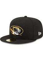 New Era West Virginia Mountaineers Mens Navy Blue Evergreen Basic 59FIFTY Fitted Hat