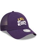 New Era LSU Tigers Purple Team Truck 9FORTY Womens Adjustable Hat