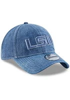 New Era LSU Tigers Blue Denim Drift 9TWENTY Womens Adjustable Hat