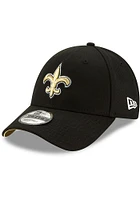 New Era New Orleans Saints The League 9FORTY Classic Adjustable Hat - Black