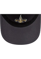 New Era New Orleans Saints Core Classic 2.0 9TWENTY Adjustable Hat - Graphite