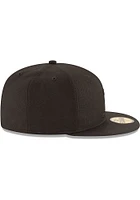 New Era Orleans Saints Mens Black Tonal Logo 59FIFTY Fitted Hat