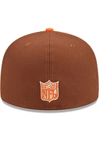 New Era Cincinnati Bengals Mens Brown Harvest Side Patch 59FIFTY Fitted Hat