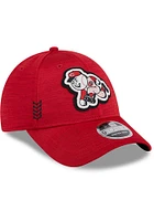 New Era Cincinnati Reds Red 2024 Clubhouse Stretch Snap JR 9FORTY Youth Adjustable Hat