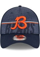 New Era Chicago Bears Mens Navy Blue 2023 Training Camp 39THIRTY Flex Hat