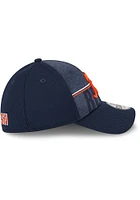 New Era Chicago Bears Mens Navy Blue 2023 Training Camp 39THIRTY Flex Hat
