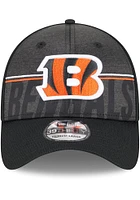 New Era Cincinnati Bengals Mens Black 2023 Training Camp 39THIRTY Flex Hat