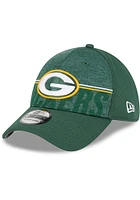 New Era Green Bay Packers Mens 2023 Training Camp 39THIRTY Flex Hat