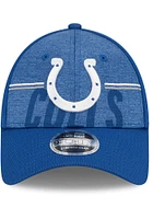 New Era Indianapolis Colts 2023 Training Camp Stretch 9FORTY Adjustable Hat - Blue