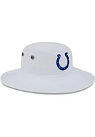 New Era Indianapolis Colts White 2023 Training Camp Panama Mens Bucket Hat