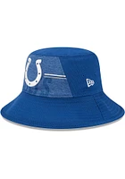 New Era Indianapolis Colts Blue 2023 Training Camp Stretch Mens Bucket Hat