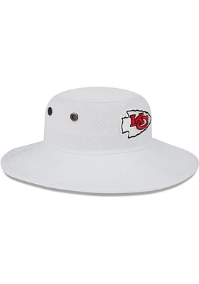 New Era Kansas City Chiefs White 2023 Training Camp Panama Mens Bucket Hat