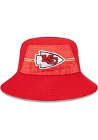 New Era Kansas City Chiefs Red 2023 Training Camp Stretch Mens Bucket Hat