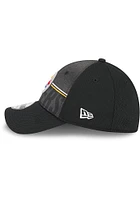 New Era Pittsburgh Steelers Mens Black 2023 Training Camp 39THIRTY Modern Flex Hat