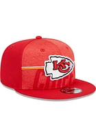New Era Kansas City Chiefs Red 2023 Training Camp 9FIFTY Mens Snapback Hat