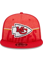New Era Kansas City Chiefs Red 2023 Training Camp 9FIFTY Mens Snapback Hat
