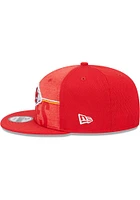 New Era Kansas City Chiefs Red 2023 Training Camp 9FIFTY Mens Snapback Hat