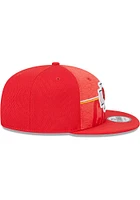 New Era Kansas City Chiefs Red 2023 Training Camp 9FIFTY Mens Snapback Hat