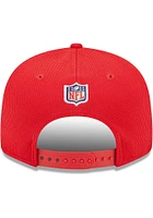 New Era Kansas City Chiefs Red 2023 Training Camp 9FIFTY Mens Snapback Hat