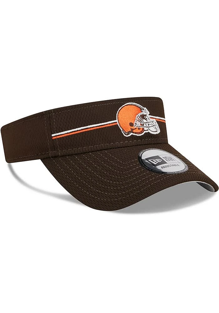 New Era Cleveland Browns Mens Brown 2023 Training Camp Adjustable Visor