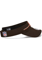 New Era Cleveland Browns Mens Brown 2023 Training Camp Adjustable Visor