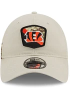 New Era Cincinnati Bengals 2023 Salute to Service 9TWENTY Adjustable Hat - Tan