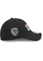 New Era Sporting Kansas City Mens Black 2023 Pride 39THIRTY Flex Hat