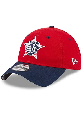 New Era Sporting Kansas City 2023 4th of July 9TWENTY Adjustable Hat - Red