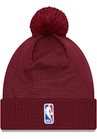 New Era Cleveland Cavaliers Maroon 2023 NBA Draft KNIT Mens Knit Hat