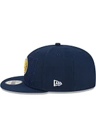 New Era Indiana Pacers Navy Blue 2023 NBA Draft 9FIFTY Mens Snapback Hat