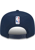New Era Indiana Pacers Navy Blue 2023 NBA Draft 9FIFTY Mens Snapback Hat