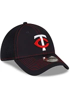 New Era Minnesota Twins Mens Navy Blue Home TC Team Neo 39THIRTY Flex Hat