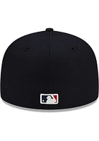 New Era Minnesota Twins Mens Navy Blue Alt TC AC 59FIFTY Fitted Hat