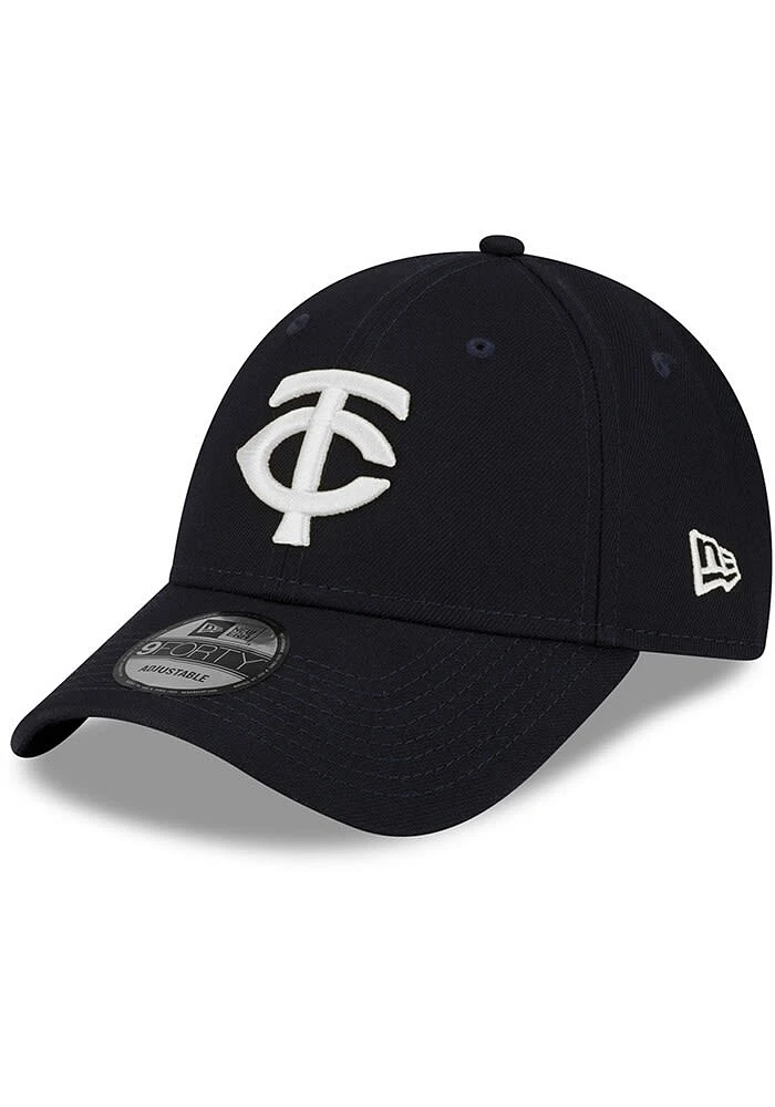 New Era Minnesota Twins Alt M The League 9FORTY Adjustable Hat - Navy Blue