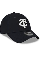 New Era Minnesota Twins Alt M The League 9FORTY Adjustable Hat - Navy Blue