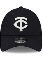 New Era Minnesota Twins Alt M The League 9FORTY Adjustable Hat - Navy Blue
