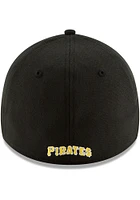New Era Pittsburgh Pirates Black Alt 2 P JR TOD Team Classic 39THIRTY Adjustable Toddler Hat