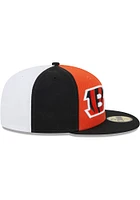 New Era Cincinnati Bengals Mens White 2023 Sideline 59FIFTY Fitted Hat