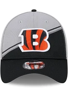 New Era Cincinnati Bengals Mens Grey Sideline GRA 39THIRTY Flex Hat