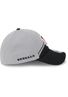 New Era Cincinnati Bengals Mens Grey Sideline GRA 39THIRTY Flex Hat