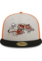 New Era Cincinnati Bengals Mens Black 2023 Sideline Retro 59FIFTY Fitted Hat