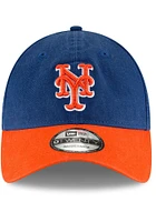 New Era New York Mets 2T Core Classic 2.0 9TWENTY Adjustable Hat - Blue