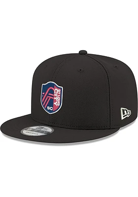 New Era St Louis City SC Black Primary Crest 9FIFTY Mens Snapback Hat